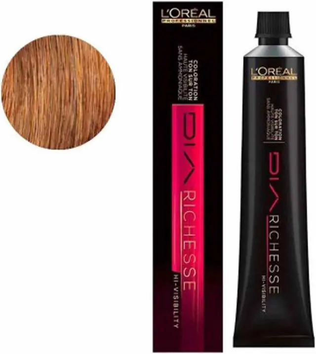 Alt view image 2 of 2 - Loreal Professionnel Paris Dia Richesse Hi-Visibility .43 Brown Siena Demi-Permanent Creme Color 1.7oz 50ml