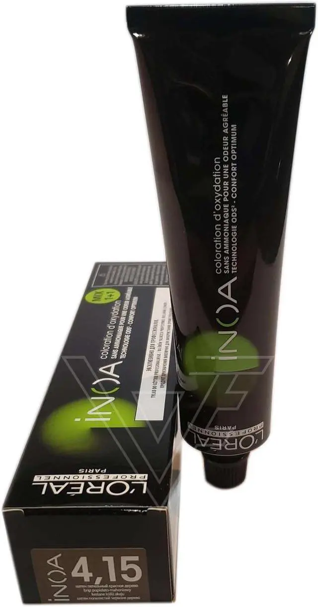 Alt view image 4 of 5 - Inoa # 4.15 - Ash Mahogany Brown by L'Oreal Professional for Unisex - 2 oz Hair Color