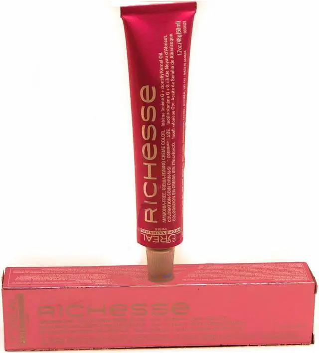 Alt view image 3 of 3 - Loreal Professionnel Paris Richesse 6.43/6CG Copper Bronze Ammonia Free Creme Hair Color 1.7oz 50ml