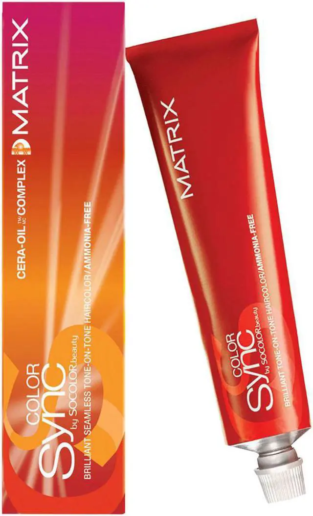 Main image of Matrix Color Sync 7R Dark Blonde Red Demi-Permanent Hair Color 2oz 60ml