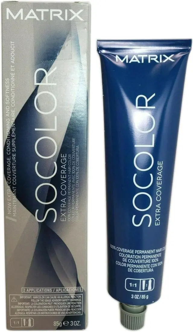 Alt view image 2 of 3 - Matrix Socolor Extra Coverage 505C Medium Brown Copper Permanent Hair Color 3oz 85g