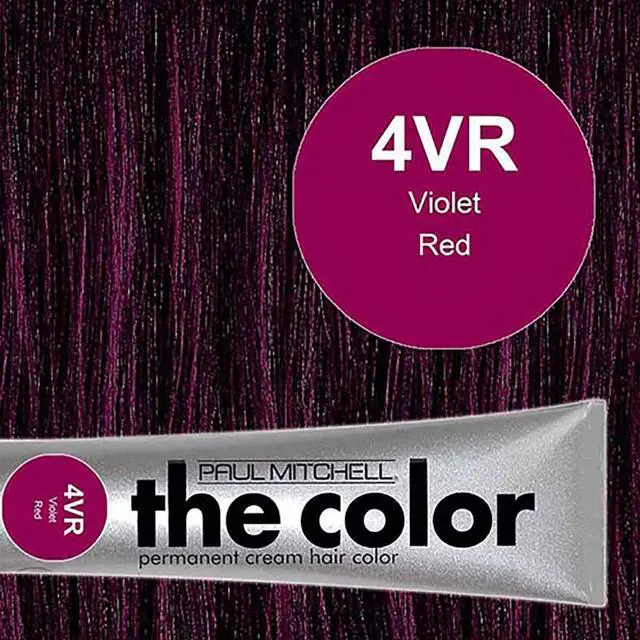 Alt view image 4 of 4 - Paul Mitchell The Color 4VR Violet Red Permanent Cream Hair Color 3 OZ