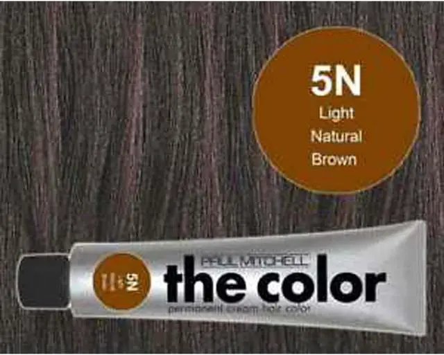 Alt view image 3 of 3 - Paul Mitchell The Color Permanent Cream Hair Color  Hair Color 3oz 5N Light Natural Brown
