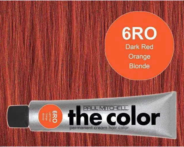 Alt view image 4 of 4 - Paul Mitchell The Color 6RO Dark Red Orange Blonde Permanent Cream Hair Color 3 OZ