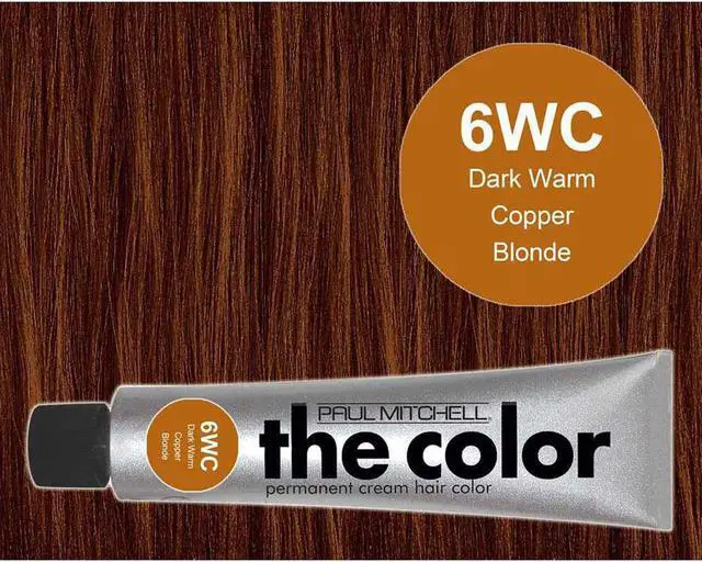 Alt view image 2 of 2 - Paul Mitchell The Color 6WC Dark Warm Copper Blonde Permanent Cream Hair Color 3oz 90ml