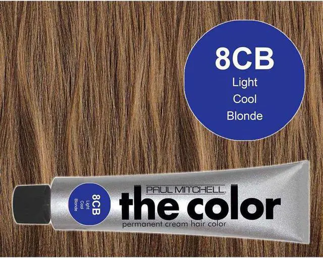 Alt view image 2 of 2 - Paul Mitchell The Color 8CB Light Cool Beige Blonde Permanent Cream Hair Color 3oz 90ml