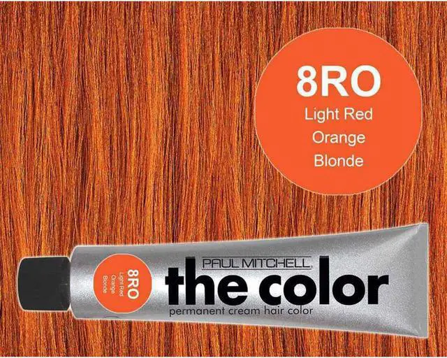 Alt view image 3 of 3 - Paul Mitchell The Color 8RO Light Red Orange Blonde Permanent Cream Hair Color 3 OZ