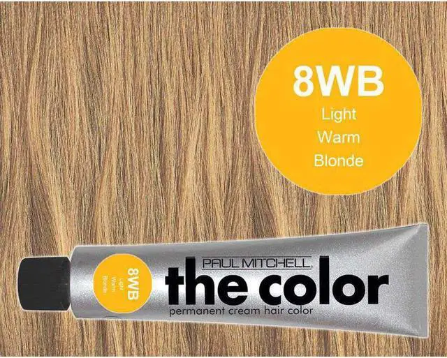Alt view image 4 of 4 - Paul Mitchell The Color 8WB Light Warm Beige Blonde Permanent Cream Hair Color 3 OZ
