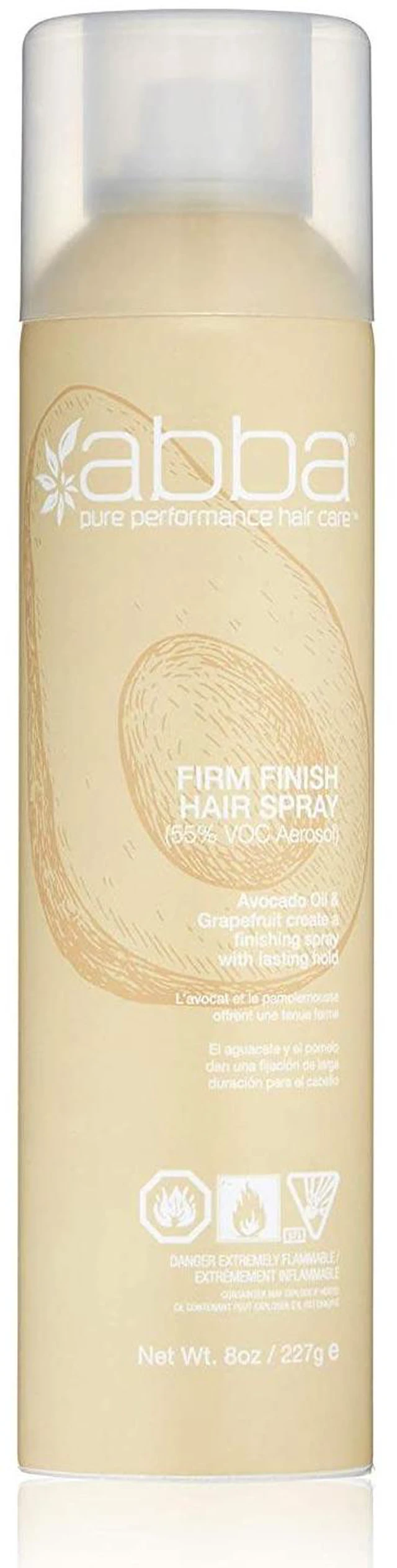 Main image of Abba Firm Finish Hair Spray Aerosol For All Hair /dg/ 8oz 227g