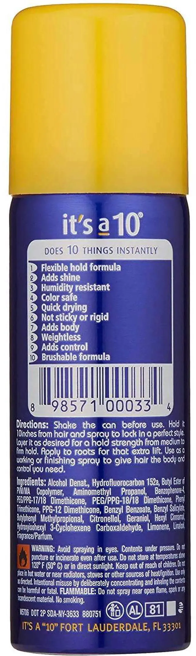 Alt view image 3 of 6 - It's A 10 Miracle Finishing Spray 1.7oz