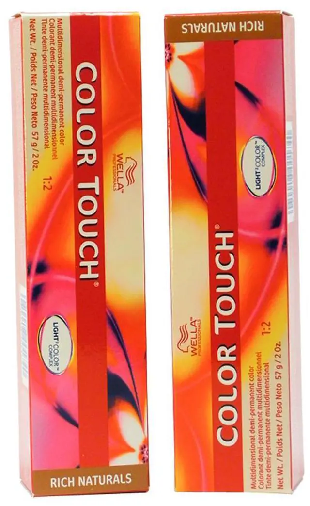 Alt view image 4 of 6 - Color Touch Demi-Permanent Color - 4 57 Medium Brown-Red-Violet Brown by Wella for Unisex - 2 oz Hair Color