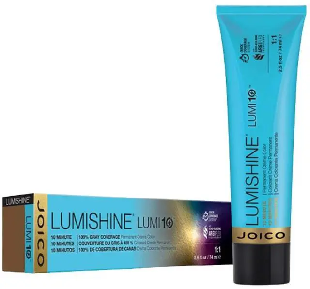 Main image of Joico Lumishine Lumi10 7NA/7.01 Natural Ash Medium Blonde 10 Minute Permanent Creme Color 2.5oz 74ml