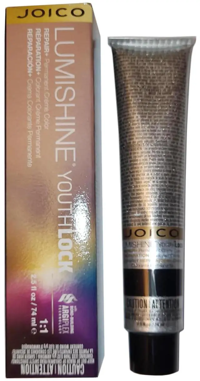 Main image of Joico Lumishine YouthLock 8NNG/8.003 Natural Natural Golden Blonde Repair+ Permanent Creme Color 2.5oz 74ml