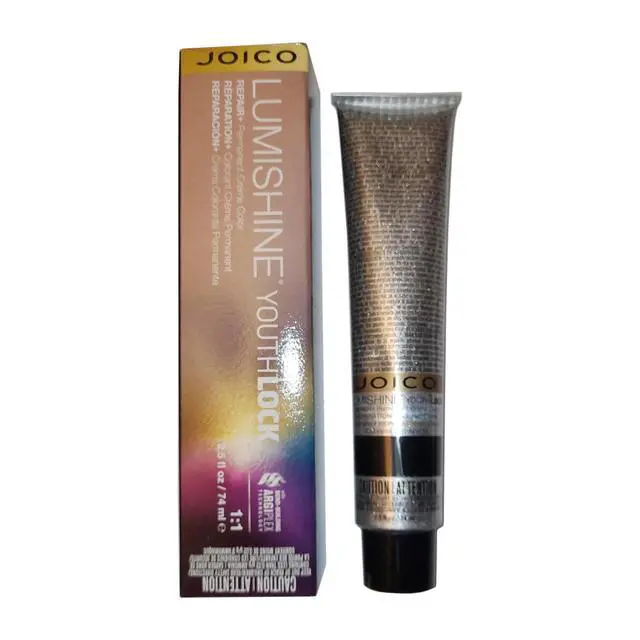 Alt view image 5 of 5 - Joico Lumishine YouthLock 8NNG/8.003 Natural Natural Golden Blonde Repair+ Permanent Creme Color 2.5oz 74ml