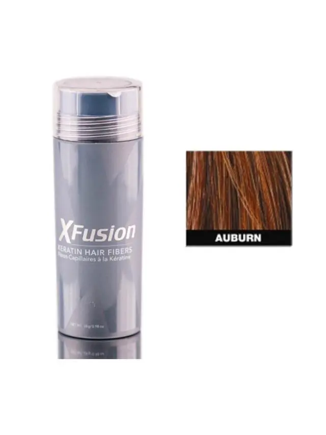 Alt view image 3 of 5 - Xfusion Keratin Hair Fibers Auburn 0.98oz 28g