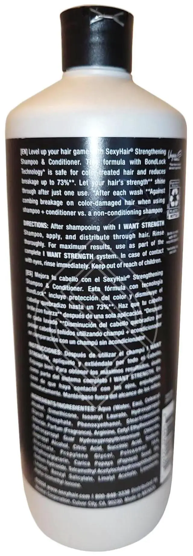 Alt view image 2 of 5 - Sexy Hair I Want Strength Strengthening Conditioner 33.8oz 1000ml