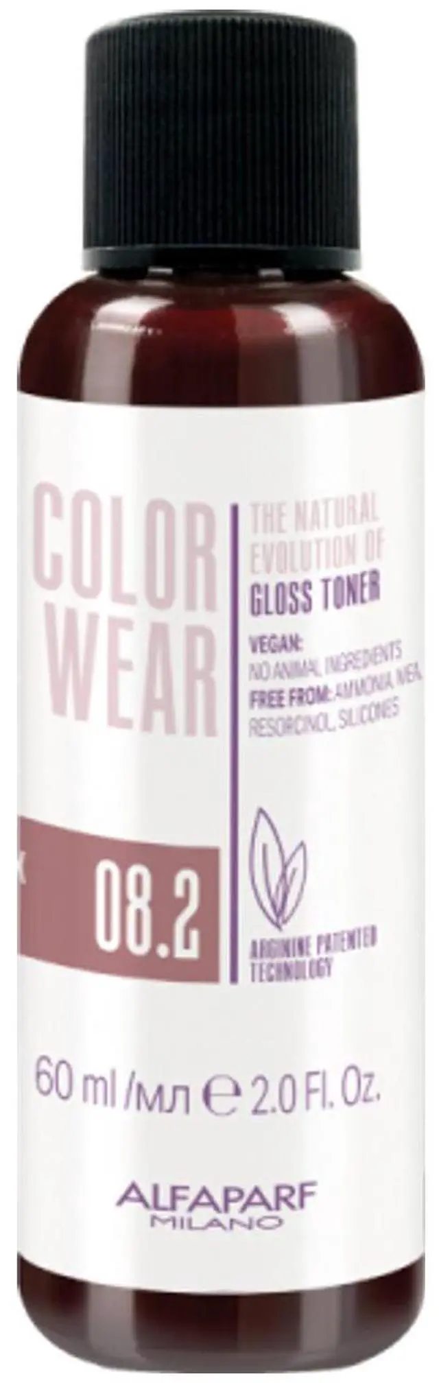 Main image of Alfaparf Milano The Natural Evolution Of Gloss Toner Color Wear 08.2 Soft Light Violet Blonde Liquid Demi Hair Color 2oz 60ml