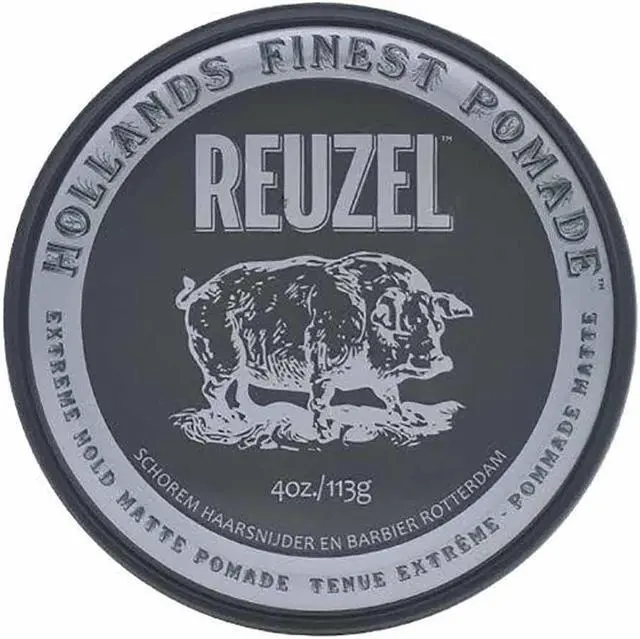 Main image of Reuzel Holands Finest Extreme Hold Matte Pomade Gray Tin 4 Ounce