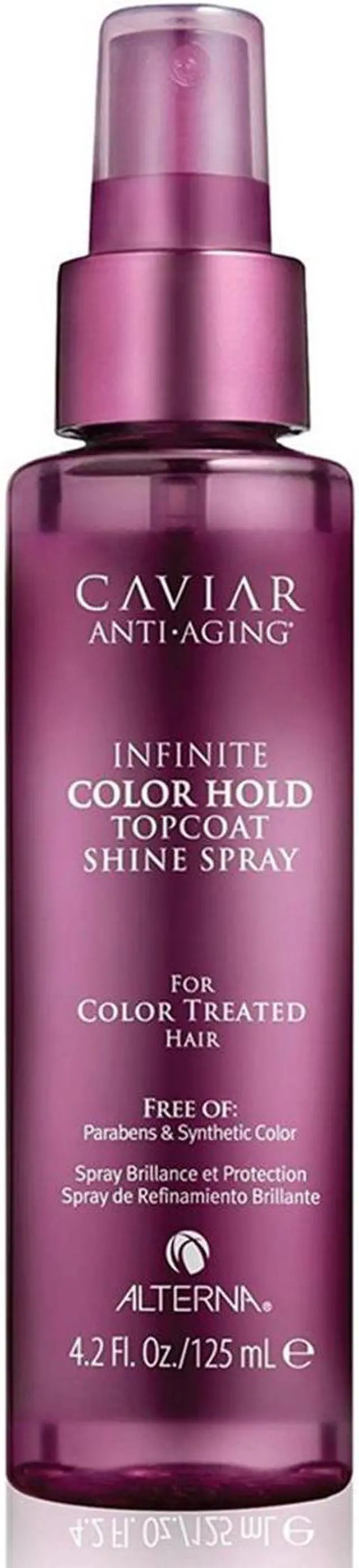 Main image of Alterna Caviar Infinite Color Hold Topcoat Shine Spray For Color Treated Hair 4.2 Ounce