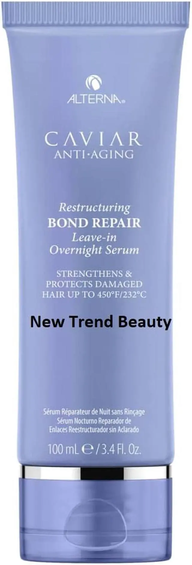 Main image of Alterna Caviar Anti-Aging Restructuring Bond Repair Leave-In Overnight Serum Strengthens Damaged Hair 3.4 Ounce