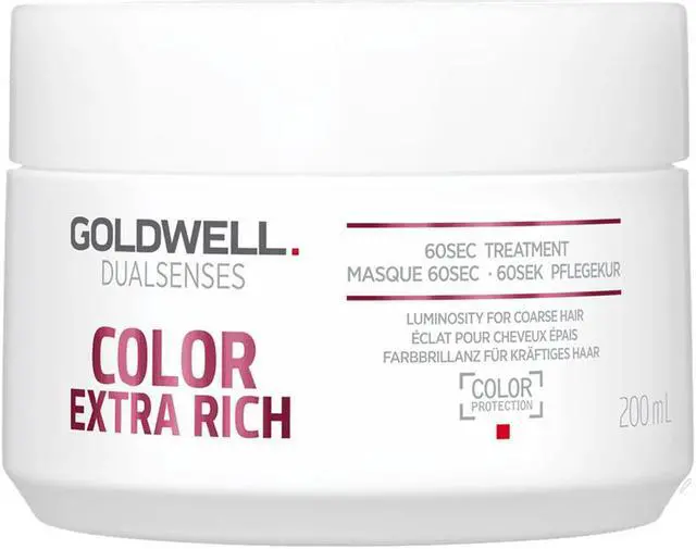 Main image of Goldwell Dualsenses Color Extra Rich 60Sec Treatment  6.7 Ounce 200 Milliliters