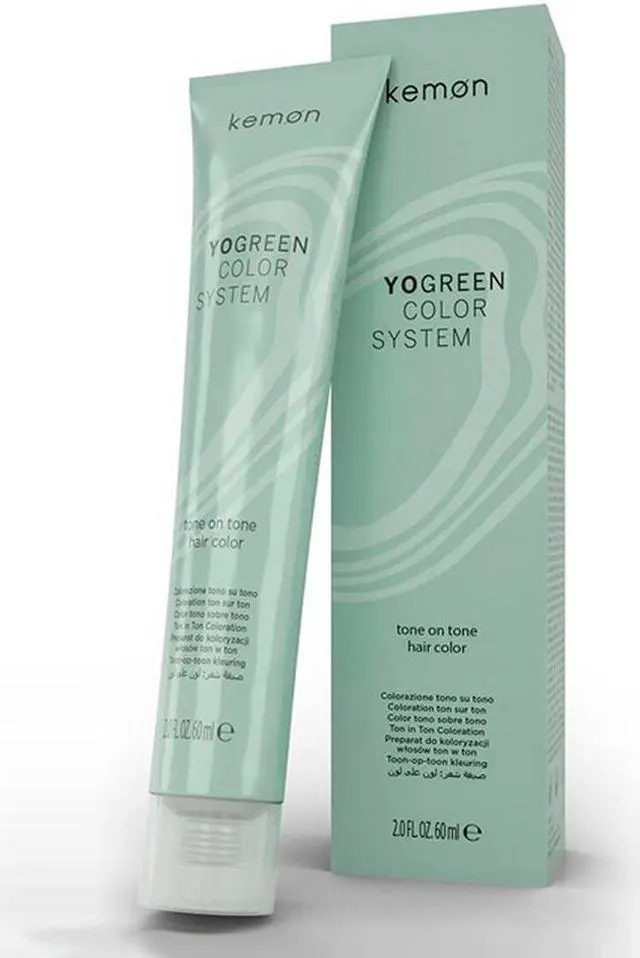 Main image of Kemon YO Green 8.78 Light Pearl Violet Blonde Tone On Tone Color System 2 Ounce 60 Gram