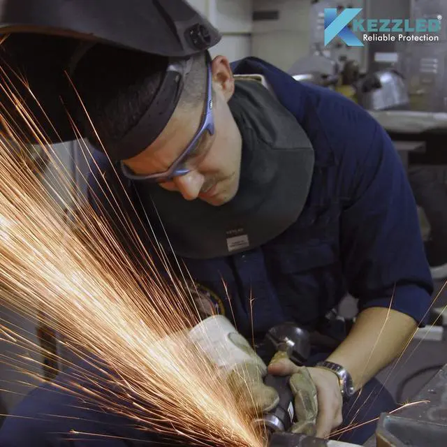 Alt view image 8 of 8 - KEZZLED Welding Neck Protector- Cut, Scratch, Heat & Flame Resistant Neck Protection, Neck Gaiter- Made of 100% Kevlar® by DuPont with added UV Rays, Sun, Cooling Protection [ Black ]