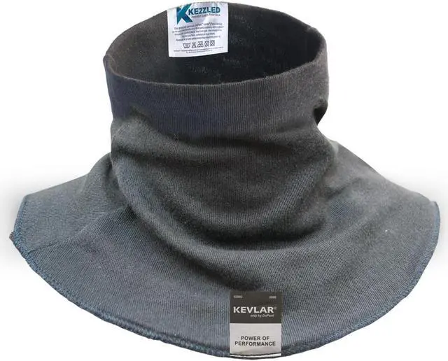 Main image of KEZZLED Welding Neck Protector- Cut, Scratch, Heat & Flame Resistant Neck Protection, Neck Gaiter- Made of 100% Kevlar® by DuPont with added UV Rays, Sun, Cooling Protection [ Black ]