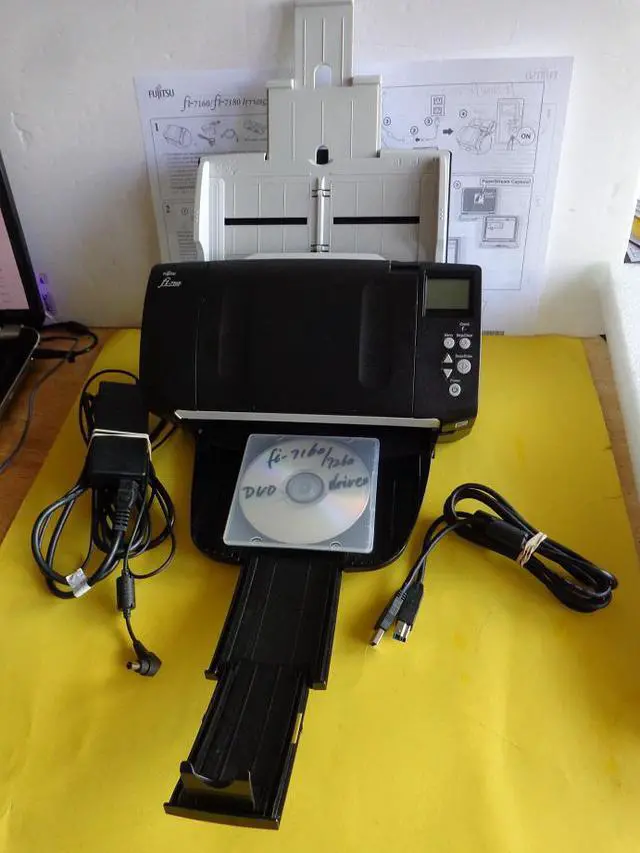 Alt view image 8 of 9 - Fujitsu fi-7160 Document Scanner (60 PPM, 90 ADF)