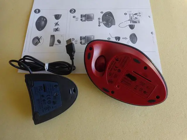 Alt view image 7 of 8 - Logitech Cordless TrackMan Optical Trackball