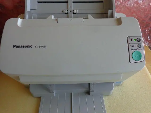 Alt view image 7 of 9 - Panasonic KV-S1065C Sheetfed Scanner - 600 dpi Optical