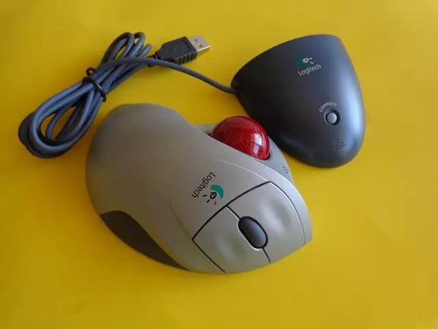 Alt view image 4 of 9 - Logitech Cordless TrackMan Wheel