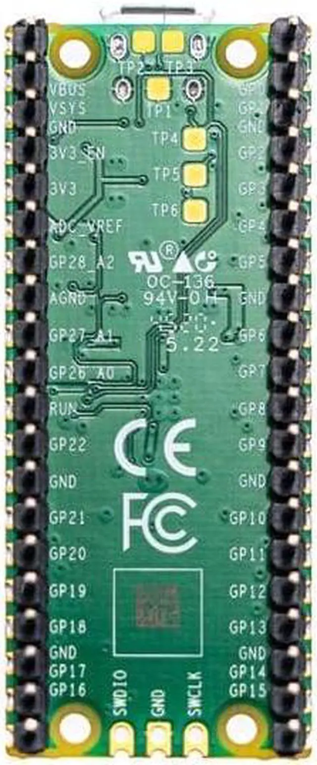 Alt view image 4 of 6 - Raspberry Pi Pico With Soldered Headers