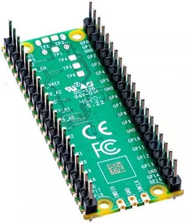 Alt view image 5 of 6 - Raspberry Pi Pico With Soldered Headers