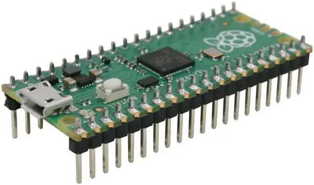 Alt view image 3 of 6 - Raspberry Pi Pico With Soldered Headers