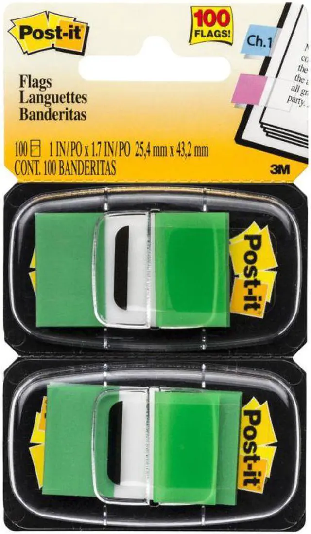 Alt view image 6 of 20 - Post-It Flags Flag,1 In,2pk of 50,Gn 680GN2