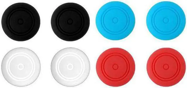 Alt view image 2 of 6 - OSTENT Silicone Grip Thumb Stick Extender Button Cap Kit for Nintendo Switch Joy-Con Controller