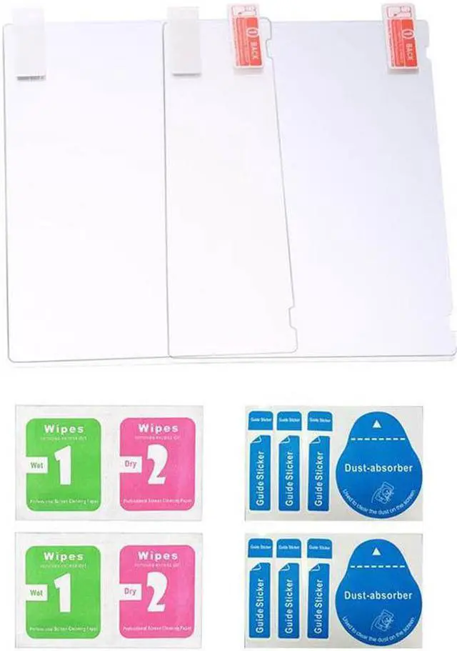 Alt view image 2 of 7 - 2 x Tempered Glass Film Screen Protector Cover Skin Guard for Nintendo Switch Console