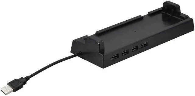 Alt view image 2 of 7 - OSTENT 4 USB Port Hub External Splitter Expansion Adapter Stand for Nintendo Switch