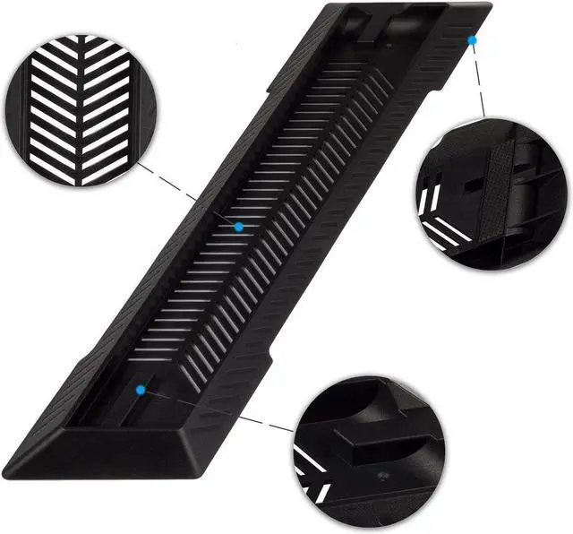 Alt view image 4 of 7 - OSTENT Vertical Stand Dock Holder Mount for Sony Playstation 4 PS4 Pro Console