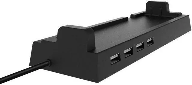 Alt view image 3 of 7 - OSTENT 4 USB Port Hub External Splitter Expansion Adapter Stand for Nintendo Switch