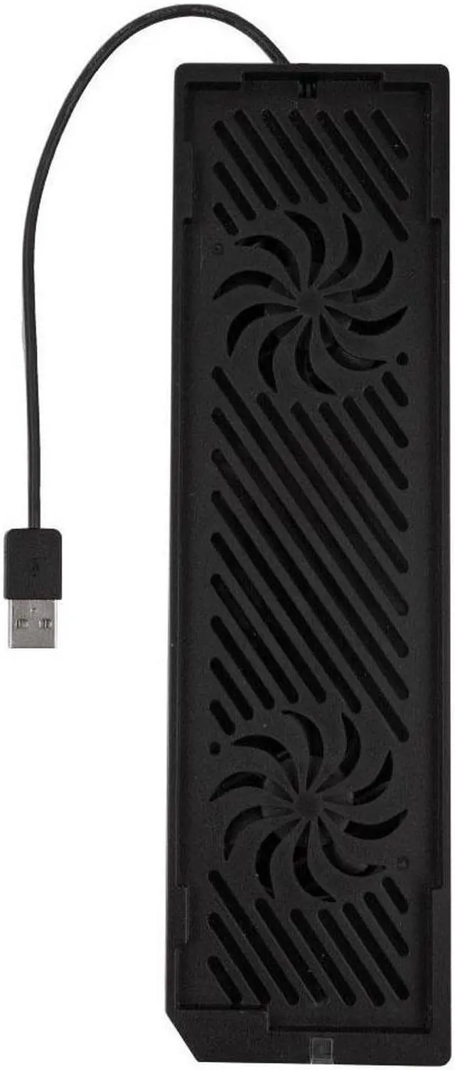 Alt view image 4 of 7 - OSTENT Dual Cooling Fan Cooler Stand Twin USB Hub for Xbox One X Console