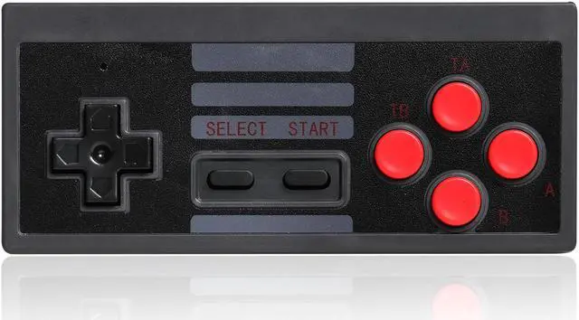 Alt view image 2 of 3 - OSTENT Wireless Controller + Receiver Gamepad for Nintendo NES Mini Classic Edition Famicom Mini Console