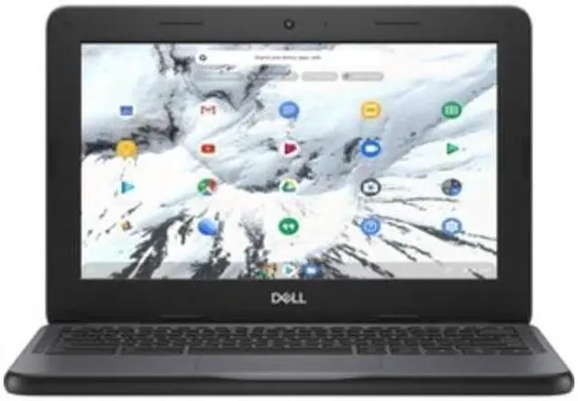 Alt view image 11 of 20 - Dell Chromebook 11 3000 3100 11.6" Rugged Chromebook - HD - 1366 x 768 - Intel Celeron N4020 Dual-core (2 Core) - 4 GB RAM - 16 GB Flash Memory - Chrome OS - English (US) Keyboard - 14 Hour Batte