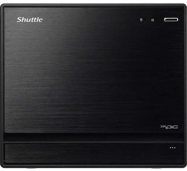 Alt view image 2 of 16 - Shuttle XPC slim DH610S Barebone System - Slim PC - Socket LGA-1700 - 1 x Processor Support - Intel H610 Chip - 64 GB DDR4 SDRAM DDR4-3200/PC4-25600 Maximum RAM Support - 2 Total Memory Slots - Serial