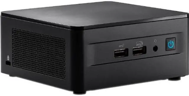 Alt view image 2 of 17 - Intel NUC 12 Pro Kit Wall Street Canyon Intel® Core™ i5-1240P, Iris® Xe Graphics RNUC12WSHi5 Tall Barebone, Dual Channel DDR4-3200 SO-DIMM Sockets, Power Cord is included