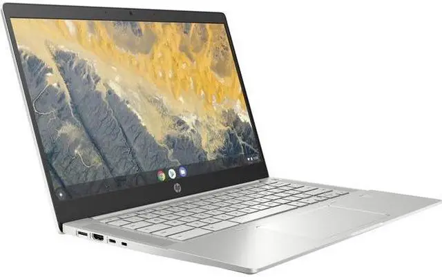 Main image of HP Pro c640 Chromebook Enterprise 14" Rugged Chromebook - HD - 1366 x 768 - Intel Core i3 10th Gen i3-10110U Dual-core 2.10 GHz - 8 GB RAM - 64 GB Flash Memory - Pike Silver Aluminum