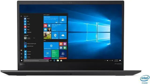 Alt view image 2 of 16 - Lenovo Laptop ThinkPad X1 Extreme Intel Core i7-8850H 16GB Memory 512 GB SSD GeForce GTX 1050 Ti 15.6" 4K / UHD 10-point Multi-touch Windows 10 Pro 64-Bit 20MF000MUS