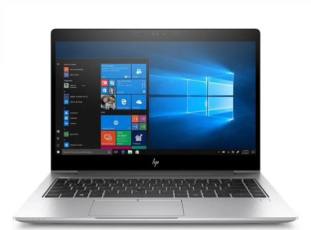 Alt view image 9 of 10 - HP Laptop EliteBook AMD Ryzen 5 2500U 8GB Memory 256 GB PCIe NVMe SSD AMD Radeon Vega 8 14.0" Non-Touch Screen Windows 10 Pro 64-Bit 745 G5 (4JB83UT#ABA)