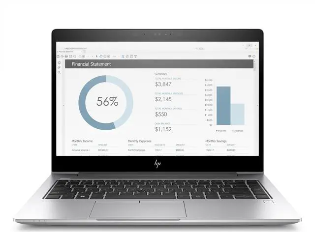 Alt view image 8 of 8 - HP Laptop EliteBook Intel Core i5-8350U 8GB Memory 256 GB SSD Intel UHD Graphics 620 14.0" Non-Touch Screen Windows 10 Pro 64-bit 840 G5 (6NT01UT#ABA)